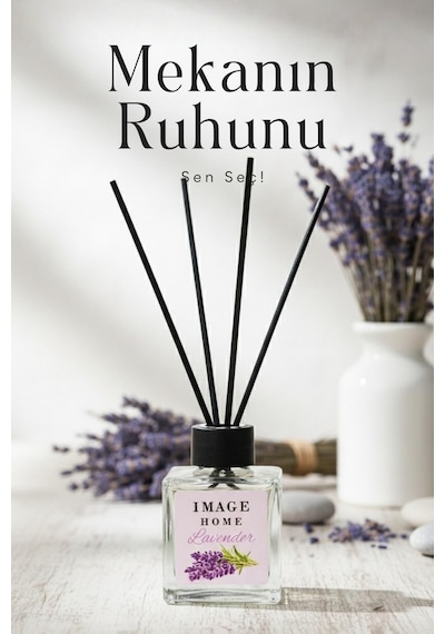 Image Home Çubuklu Oda Kokusu Lavanta 100 Ml Lavanta
