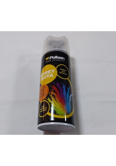 Polisan Sprey Boya Plastik Yüzey 400 ML Mat Siyah