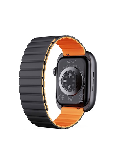 Aukey SW-1U-GY Smart Watch 1 Ultra 2" Amoled Ekran Ip67 Akıllı Saat (Distribütör Garantili)