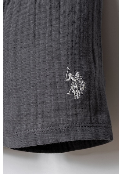 U.s. Polo Assn. Erkek Bebek Gri Şort Takım Gri