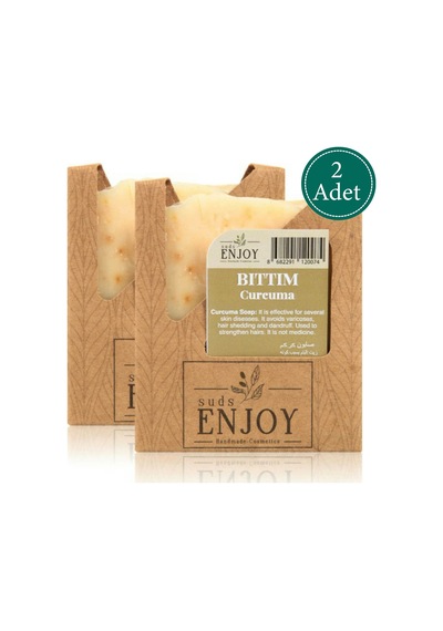 Suds Enjoy Yüz-Saç ve Vücut için Doğal Bıttım Sabunu 2 x 100 G