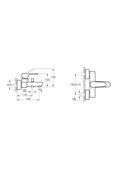 Artema Root Round A4272526 Banyo Bataryası Bakır