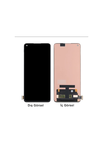 Teknonet Oppo Reno 7 Pro Uyumlu Tft Kalite Lcd+dokunmatik - Siyah