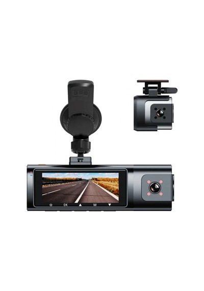 K17 Araç İçi Kamera Ekranlı 4k Uhd Ön-arka-iç Kamera Gece Görüş, Çift Lens Dashcam Kayıt - G6r