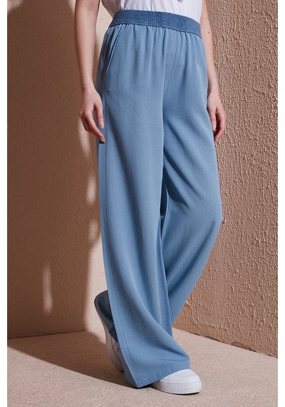 Fashion Friends Bayan Pantolon 25y0893k1 Mavi Mavi