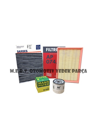 Ford Focus 2 1.6 16V Benzinli Filtre Bakım Seti (2005-2007)