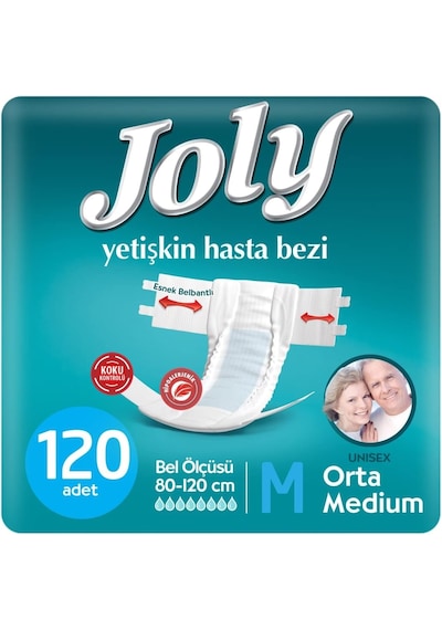 Joly Yetişkin Bezi Medıum 120 Adet Diğer