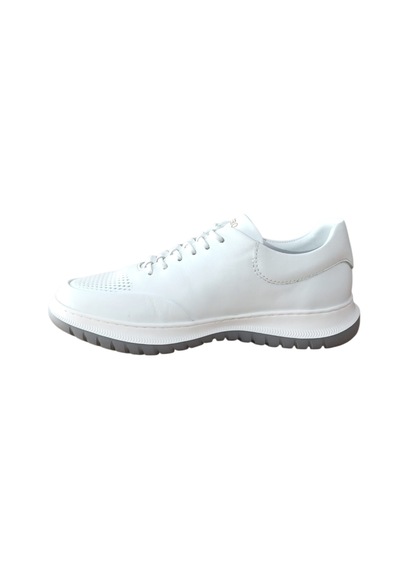 Libero Lz5906 Unisex Hakiki Deri Eva Antik Günlük Comfort Ayakkabı Beyaz