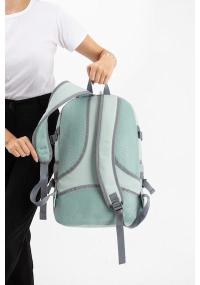 Ventis Unisex Okul Çantası Lise Ortaokul Sırt Çantası 43 30 Cm Ortopedik Sırt Çok Cepli Vnt3-c Mavi