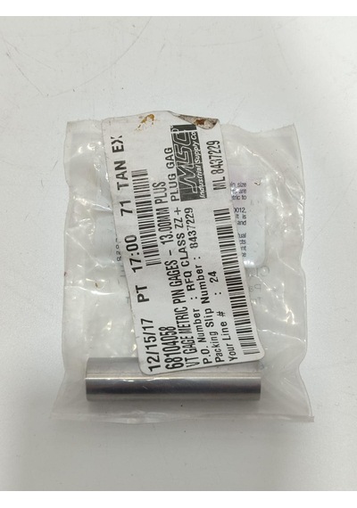 Vermont Gage Çelik Pin Kontrol Eşi 13,00mm