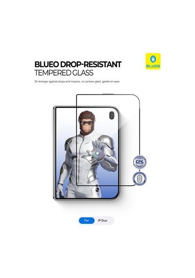 Özel Seri Blueo Apple iPhone Uyumlu Duo Drop-resıstant Tempered Glass Cam Koruma Mobil Aksesuar Telefon Camı
