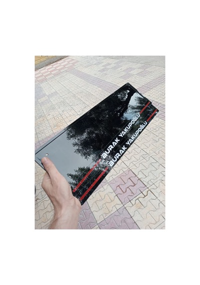 Pleksi Plakalık Takım 2 Ad. - App Ve Normal Plaka İçin Alt Üst Pleksi Plakalık - Tüm Araçlara Uyumlu - 577507876