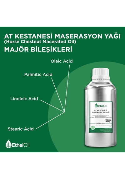 At Kestanesi Maserasyon Yağı - 500 Gr - %100 Saf Ve Doğal Maserasyon Yağ 500 G