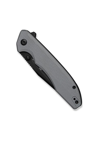 Sencut Sylor Gray G10 Handle Black D2 Blade Kamp Çakı Gri