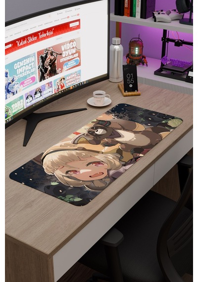 Sayu Genshin Impact Anime Oyuncu V5 - 70x30 Xl Gaming Mouse Pad Fare Altlığı