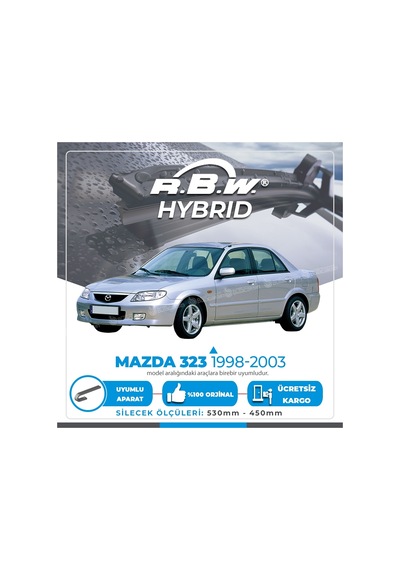 Mazda 323 Ön Silecek Takımı (1998-2003) RBW Hibrit