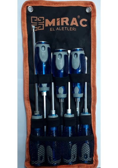 7 Parça Darbeli Tornavida Seti Tornavida Takımı Geçmeli 1 Set N1110589