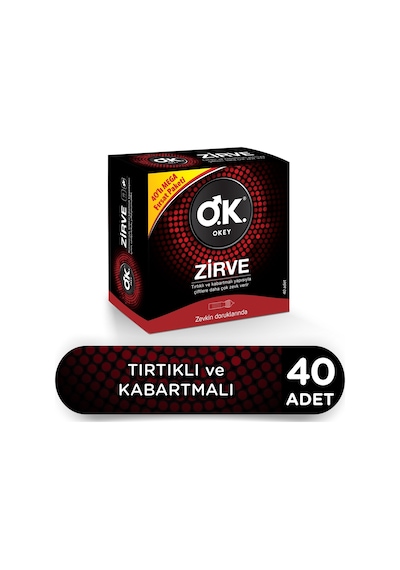 Okey Zirve Prezervatif 40'lı