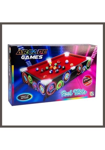 Bezos Ledli Masaüstü Bilardo 50x30 Cm Nxrlvng