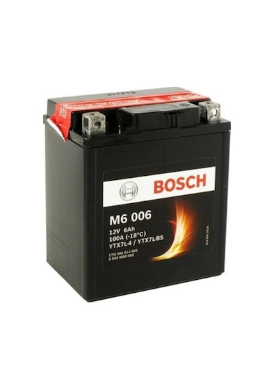 Bosch Ytx7l Bs M6006 12 V 6 Amper Motosiklet Akü