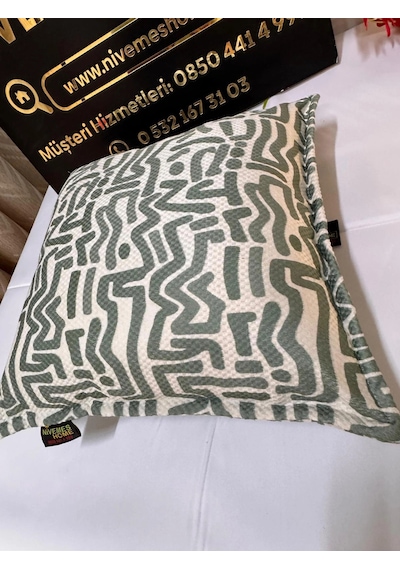 Nivemeshome Lucca Pl04 Yeni Sezon Kırlent Kılıfı Yeşil 45 X 45