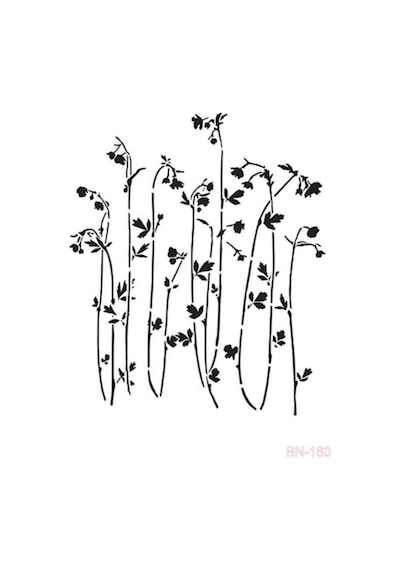 Cadence Bn160 25x35 Bn Serisi Stencil Stensil Polsefset Beyaz Tek Ebat