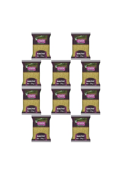 Yazar Yeşil Mercimek 10 x 2 KG