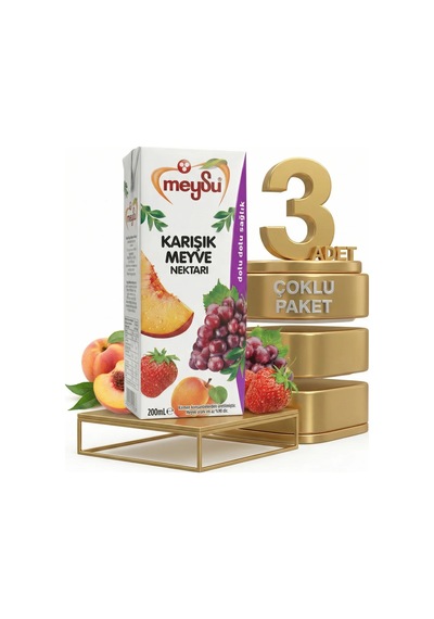 Meysu Nektar Karışık 3x200 Ml