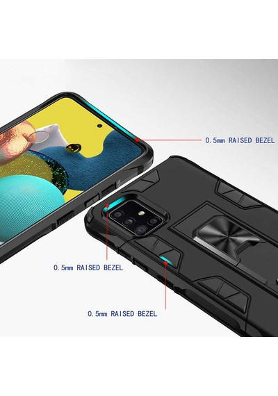 Samsung Uyumlu Galaxy A71 Kılıf Zore Volve Kapak Lacivert