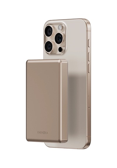 Alupac 10k 10.000 Mah 20w Type-c Ve 15w Kablosuz Şarj Çıkışlı Pd Hızlı Şarj Magsafe Powerbank - Gold Koyu Gri