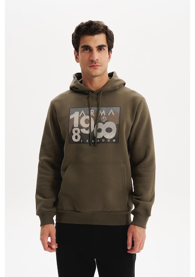 AR-MA Arma Erkek Kapüşonlu Kanguru Cepli 3 İplik Baskılı Şardonlu Regular Fit Sweatshirt K30254628702 Haki AR-MA Arma Erkek Kapüşonlu Kanguru Cepli 3 İplik Baskılı Şardonlu Regular Fit Sweatshirt K30254628702 Haki