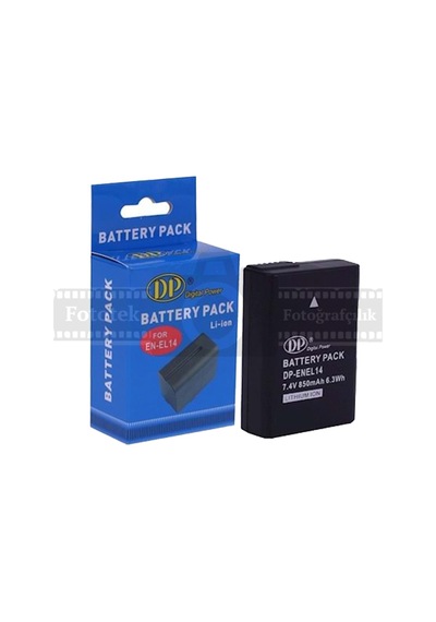 Fototek En-El14 Batarya D3100 D3200 D5100 D5200 D5300 Pil