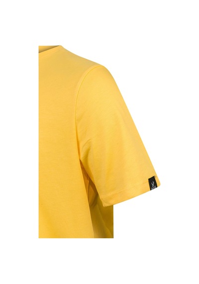 2as Alex Baskılı Erkek Sıfır Yaka T-shirt 035 Sarı