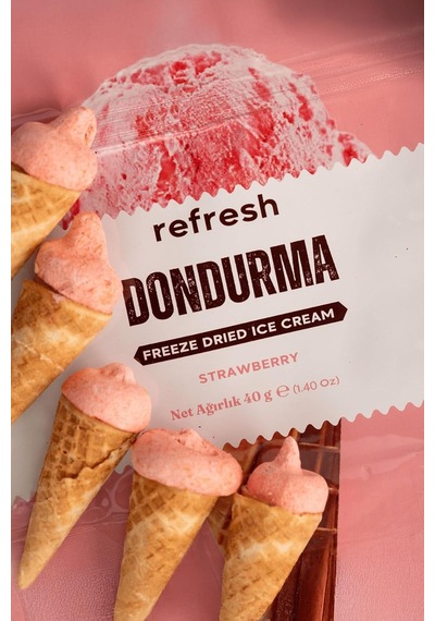 Refresh Freeze Dry Dondurma 5 Li Karışık Set Dondurularak Kurutulmuş Dondurma 5x40g Çok renkli