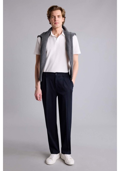 Defacto Baggy Fıt Pantolon G6724ax26smnv86 Lacivert-nv86