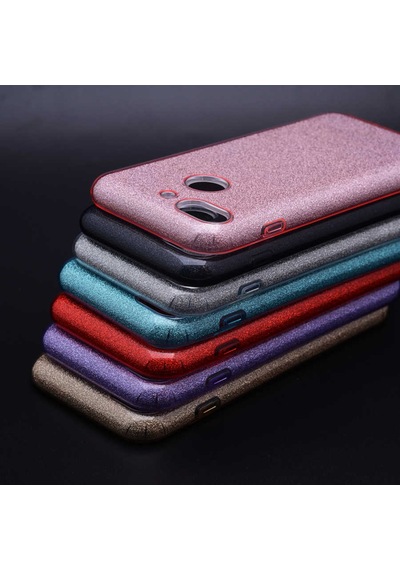 General Mobile 8 Go Kılıf Zore Shining Silikon Mavi