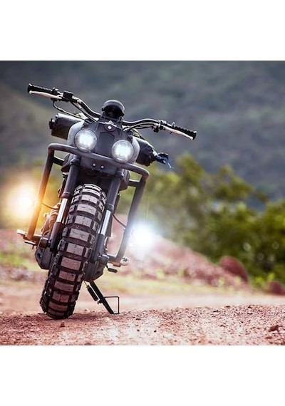 Motosiklet Fanlı Sis Farı Çift Renk Sarı-beyaz Scooter Araç Led Lamba 8v-85v Projektör Metal 2 Ad