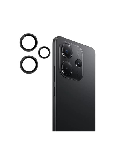 Redmi Note 14 4g Pvd Metal Kamera Lens - Siyah