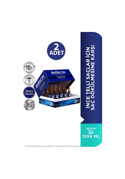 Bioxcin Quantum Saç Bakım Serumu 6 Ml X 15 2 Adet
