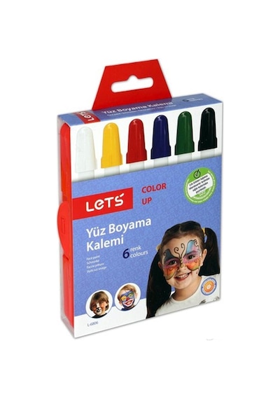 Lets Yüz Boyası 6 Renk L6806