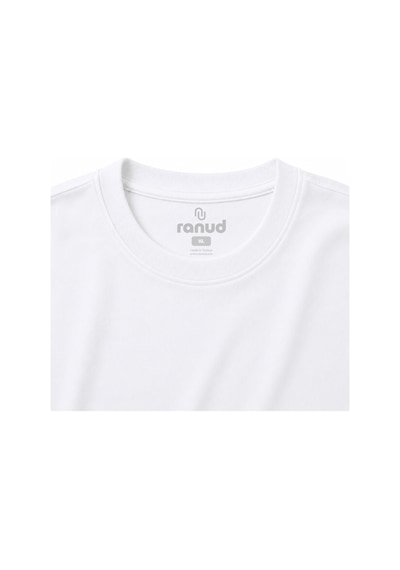Ranud Erkek Oversize Fit 2'li Tişört Paketi,%100 Pamuk, Yumuşak Fırçalı Kumaş, Oeko-tex Sertifikalı Buz Mavi + Beyaz Ranud Erkek Oversize Fit 2'li Tişört Paketi,%100 Pamuk, Yumuşak Fırçalı Kumaş, Oeko-tex Sertifikalı Buz Mavi + Beyaz