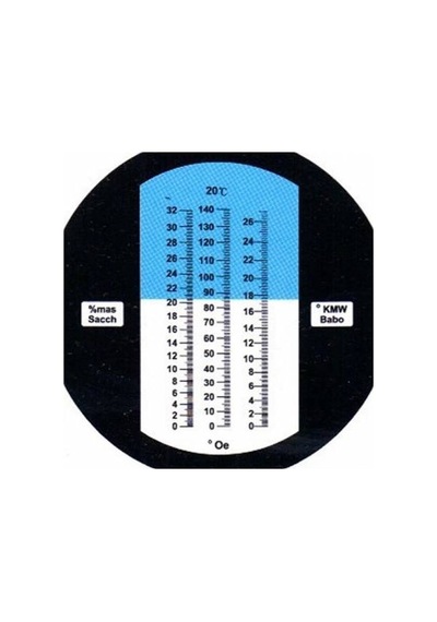 AYT Ticaret HT-101 ATC 0-190 OE Meyve Şeker Refraktometresi 0-32 Brix Mas Sacch