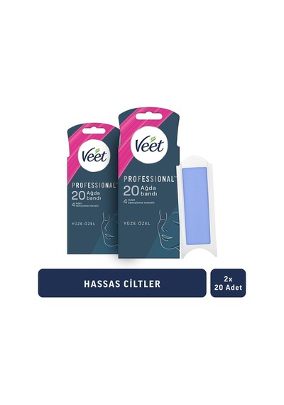 Professional Yüz Ağda Bandı Hassas Ciltler 40'lı 20x2