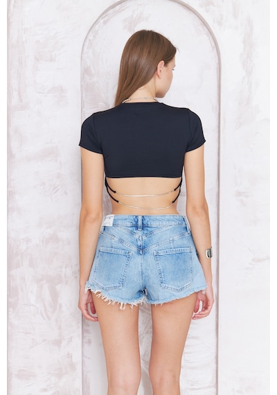 Kutaf Kadın Denim Şort 001