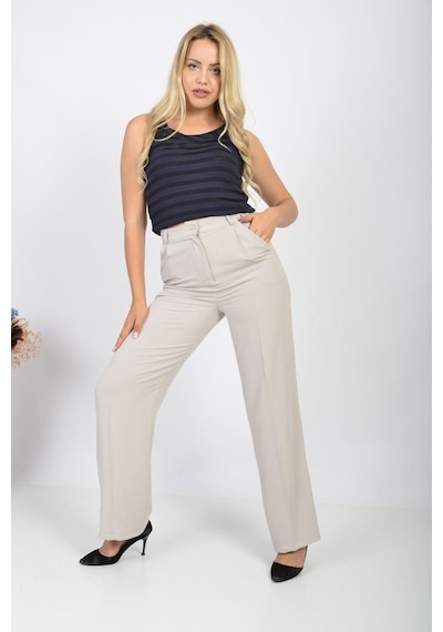 Soralline Kadın Pantolon Yazlık 1699 Taş Taş
