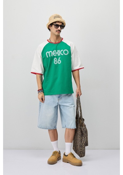 Fıfa World Cup 26 Meksika Oversize Tişört Çok Renkli