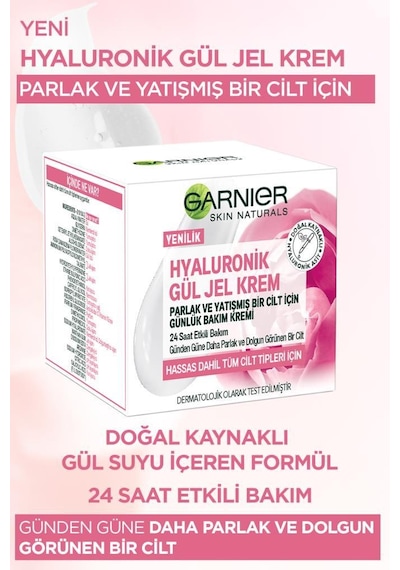 Garnier Hyaluronik Gül Jel Krem 65 ML