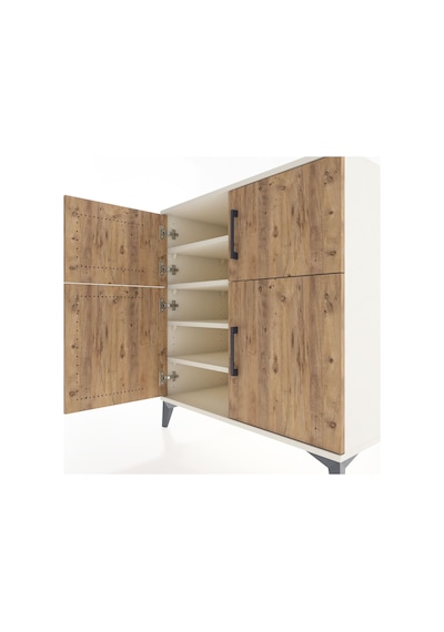 Hyperion Şifonyer 4 Raflı 4 Kapaklı 88x44x96 Aytaşı-çam Aytaşı