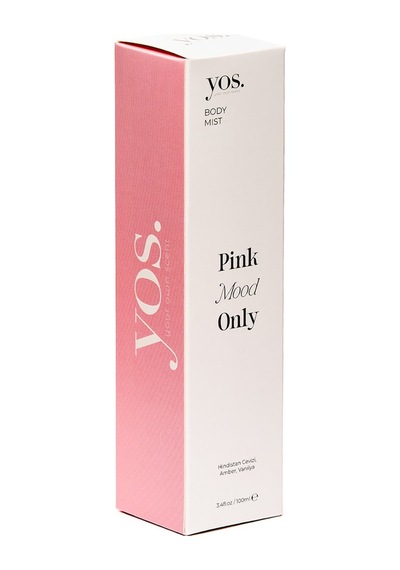 Yos. Pink Mood Only Body Mist 100 Ml Hindistan Cevizi, Amber & Vanilya Kokulu Vücut Spreyi