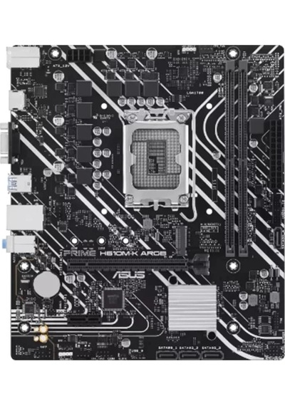 Asus Prıme H610m-k Argb Ddr5 5600mhz 1xvga 1xhdmı 1xm.2 Usb 3.2 Matx 1700p 12. / 13. Ve 14. Nesil İ